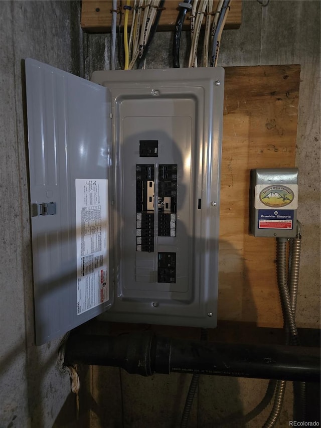 2793 S Beaver Creek Rd, Black Hawk, CO 80422 - utility room featuring electric panel