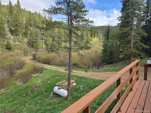 2793 S Beaver Creek Rd, Black Hawk, CO 80422 - view of yard featuring a forest view