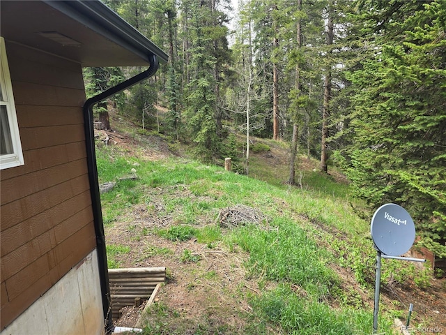 2793 S Beaver Creek Rd, Black Hawk, CO 80422 - view of yard featuring a wooded view