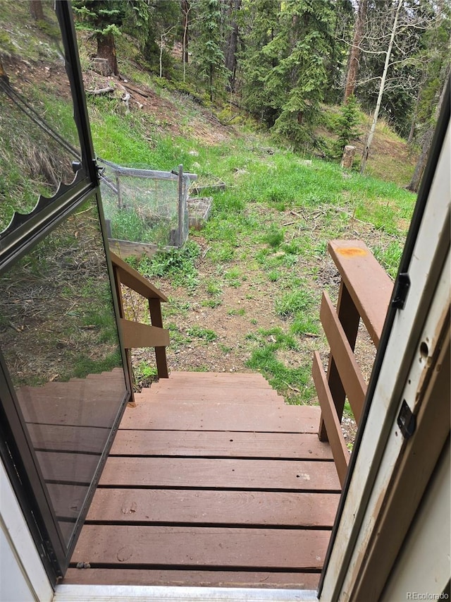 2793 S Beaver Creek Rd, Black Hawk, CO 80422 - view of wooden terrace