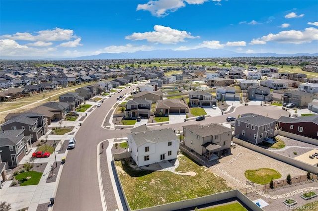9805 Granite Park Ln, Peyton, CO 80831 - aerial view of residential area with mountains