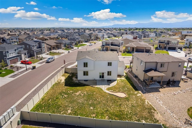 9805 Granite Park Ln, Peyton, CO 80831 - aerial view of residential area with a mountainous background