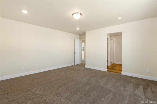 9805 Granite Park Ln, Peyton, CO 80831 - carpeted empty room featuring baseboards and recessed lighting