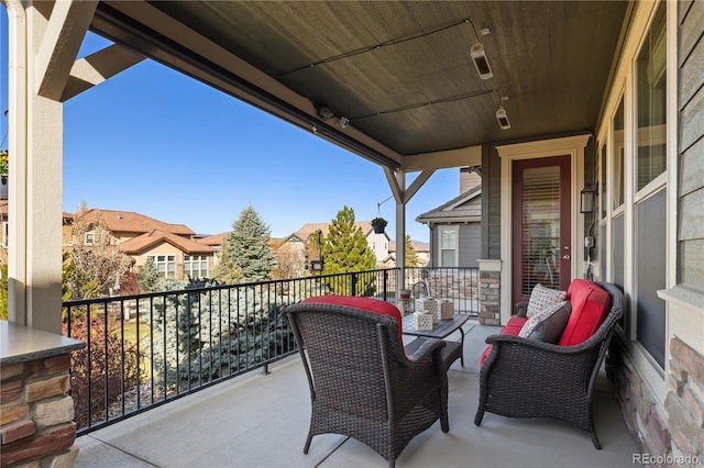 10681 Sundial Rim Rd, Highlands Ranch, CO 80126 - balcony with a residential view