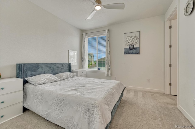17194 Desert Wine Ln, Parker, CO 80134 - bedroom with light carpet and a ceiling fan