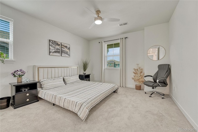 17194 Desert Wine Ln, Parker, CO 80134 - carpeted bedroom featuring baseboards and ceiling fan