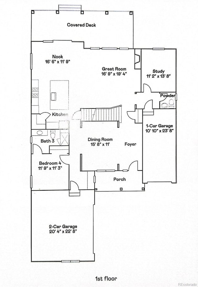 17194 Desert Wine Ln, Parker, CO 80134 - view of home floor plan