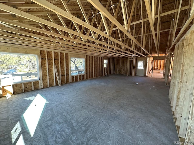 miscellaneous room featuring a wealth of natural light