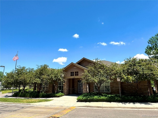 17346 Nature Walk Trl Unit 201, Parker, CO 80134 - view of front of property with brick siding
