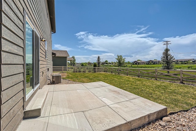 7263 Horsechestnut St, Wellington, CO 80549 - view of patio / terrace with cooling unit