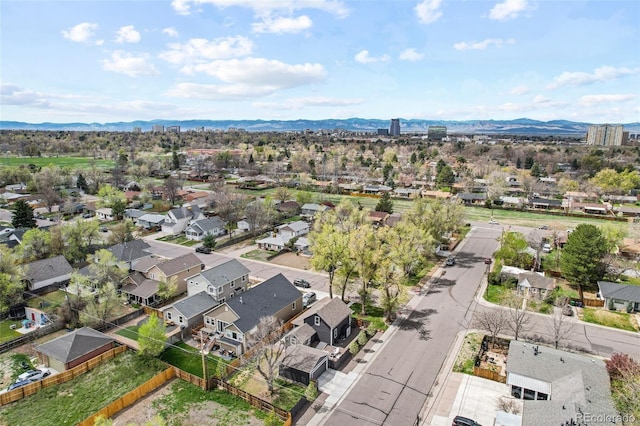 800 S Krameria St, Denver, CO 80224 - aerial perspective of suburban area with a mountainous background