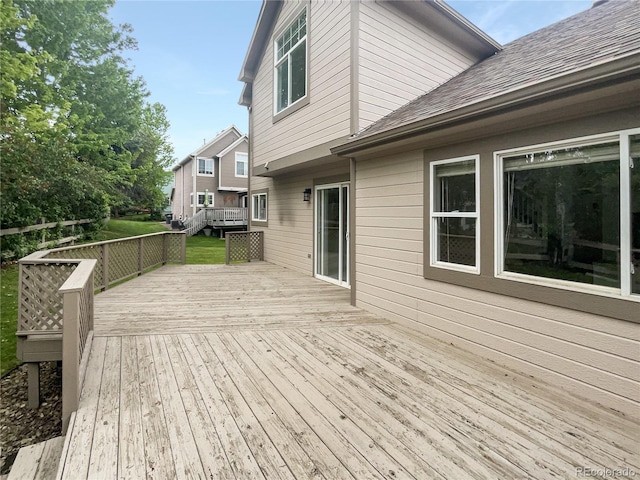 view of deck