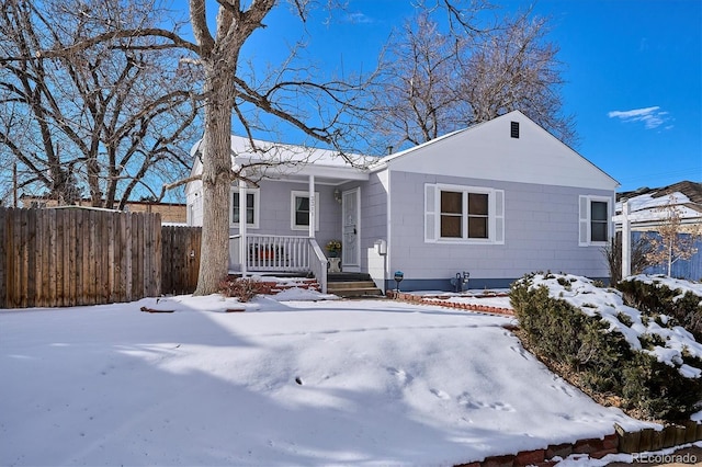 view of ranch-style house