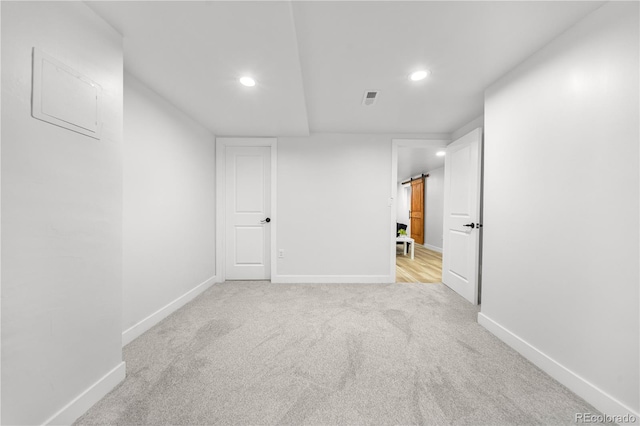 3541 Eudora St, Denver, CO 80207 - carpeted empty room with recessed lighting and baseboards