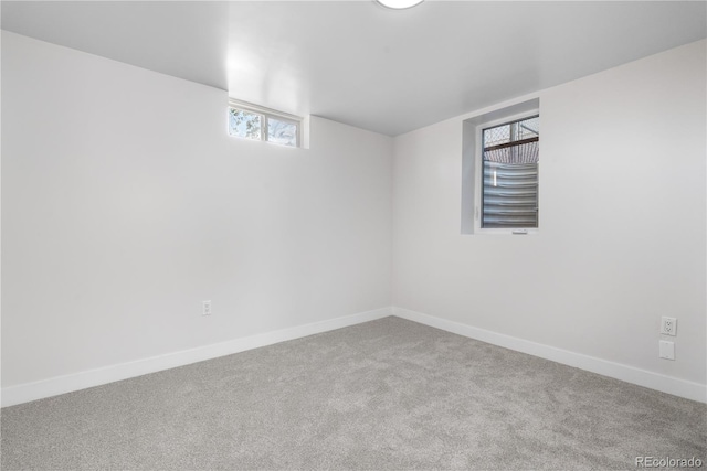 3541 Eudora St, Denver, CO 80207 - basement with carpet flooring and baseboards