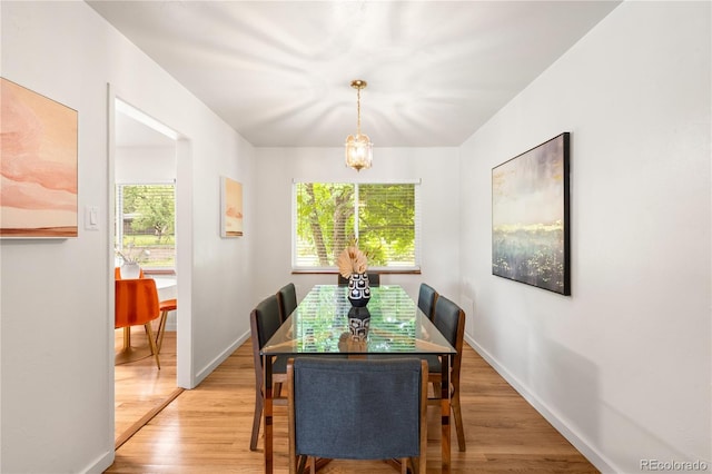 3054 S Raleigh St, Denver, CO 80236 - dining space with healthy amount of natural light, light wood-type flooring, and baseboards