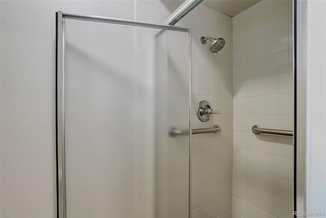 full bathroom with a stall shower