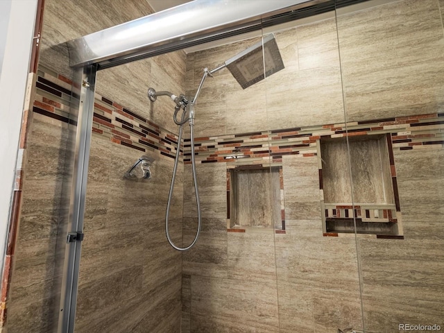 5845 W Portland Dr, Littleton, CO 80128 - full bathroom with tiled shower