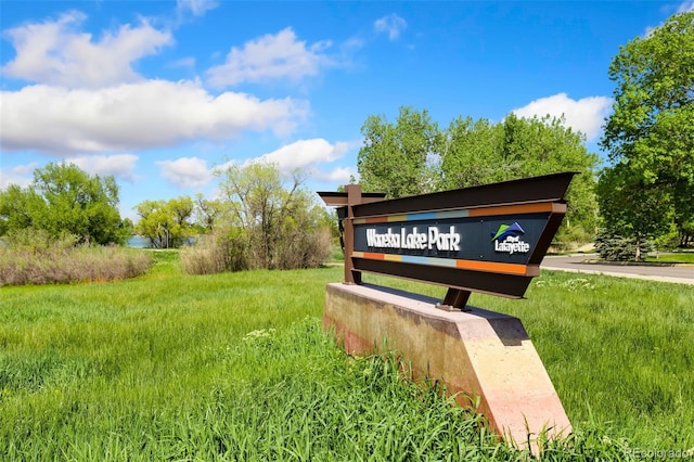 2017 N Fork Dr, Lafayette, CO 80026 - view of community / neighborhood sign