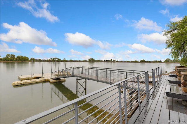2017 N Fork Dr, Lafayette, CO 80026 - dock featuring a water view