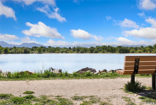 2017 N Fork Dr, Lafayette, CO 80026 - water view featuring mountains