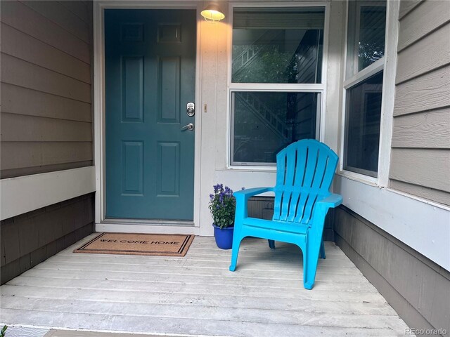 2017 N Fork Dr, Lafayette, CO 80026 - doorway to property with covered porch