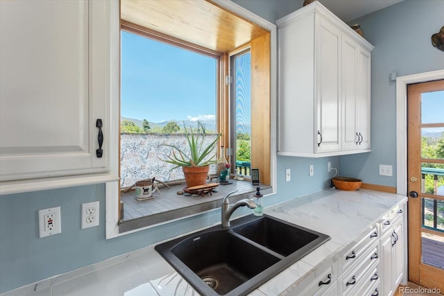 10 N Price Park, Cotopaxi, CO 81223 - kitchen with a sink and white cabinetry