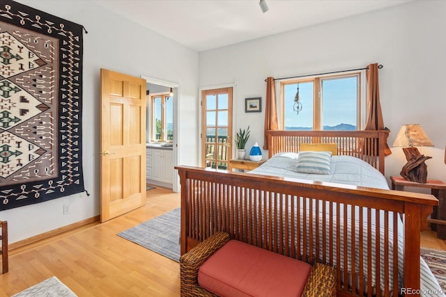 10 N Price Park, Cotopaxi, CO 81223 - bedroom with light wood finished floors and connected bathroom