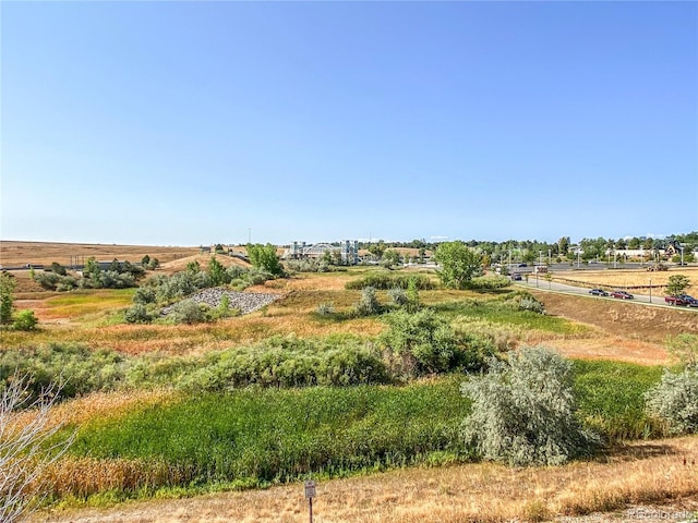 view of nature featuring a rural view