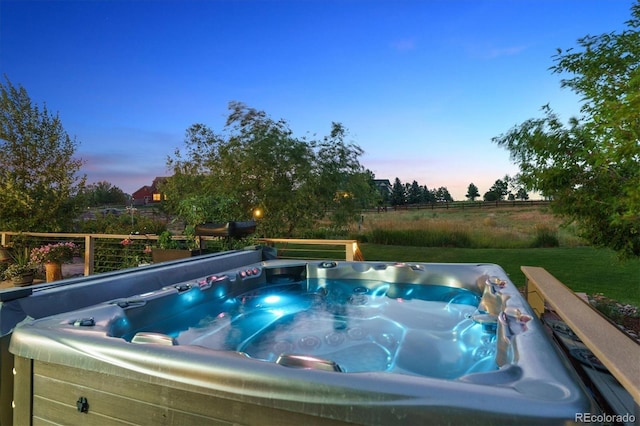 5463 Killen Ave, Castle Rock, CO 80104 - view of swimming pool with a hot tub