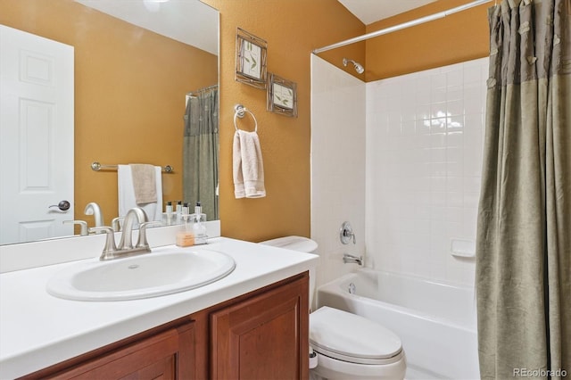 5463 Killen Ave, Castle Rock, CO 80104 - bathroom with vanity and shower / bath combo with shower curtain