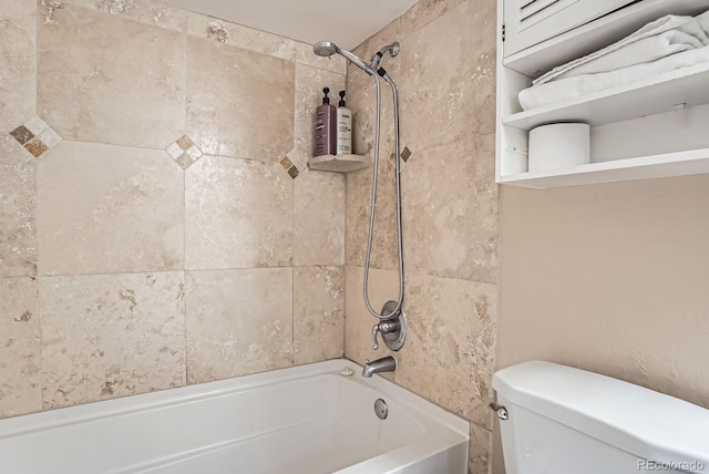2838 Decatur St, Denver, CO 80211 - full bathroom with toilet and shower / bathtub combination
