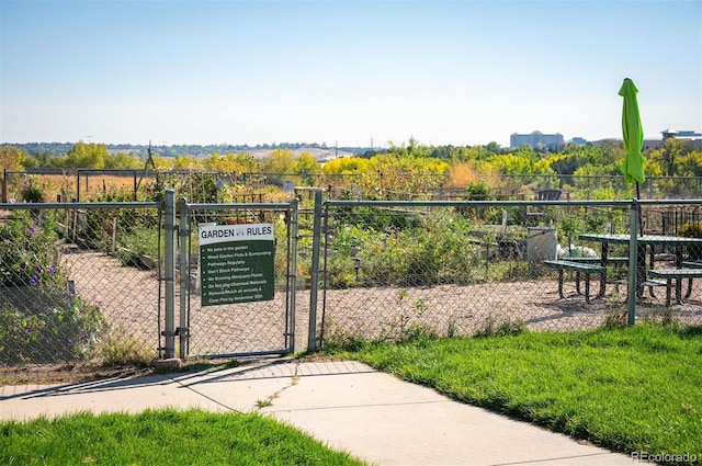 view of gate