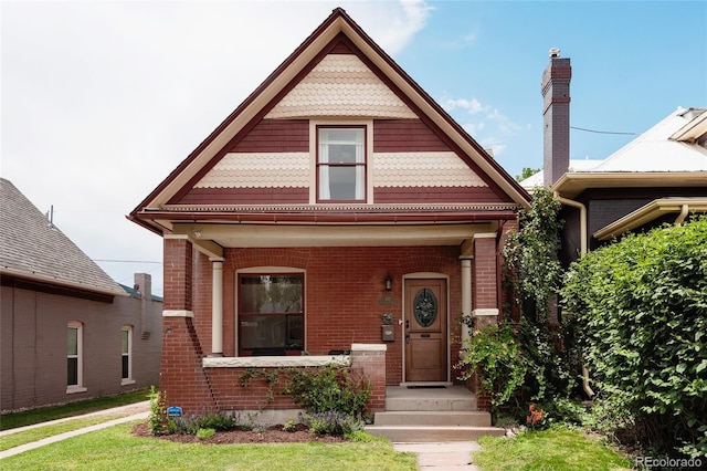 461 S Sherman St, Denver, CO 80209 - victorian house with brick siding