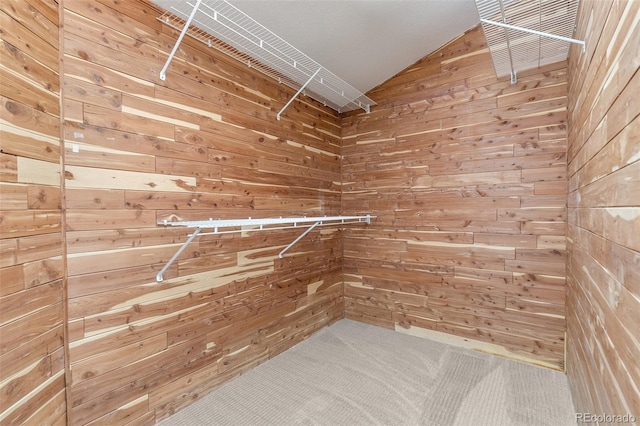 5814 Cole Way, Arvada, CO 80004 - spacious closet featuring vaulted ceiling and carpet