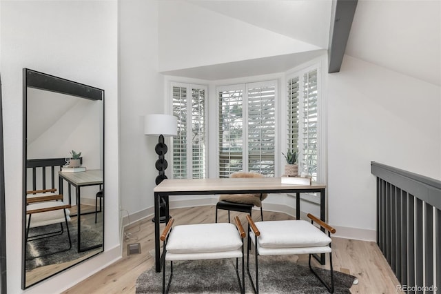 5814 Cole Way, Arvada, CO 80004 - dining space with light wood finished floors and baseboards