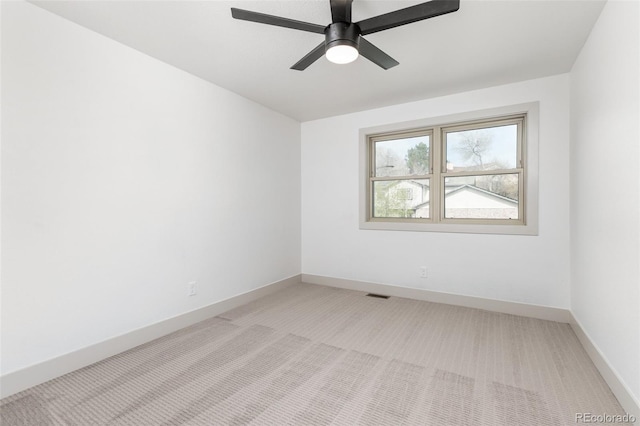 5814 Cole Way, Arvada, CO 80004 - unfurnished room featuring light carpet and ceiling fan