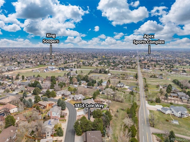 5814 Cole Way, Arvada, CO 80004 - aerial perspective of suburban area