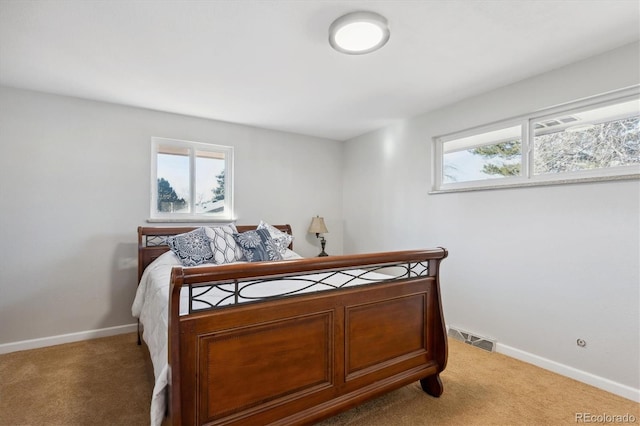 bedroom featuring carpet flooring