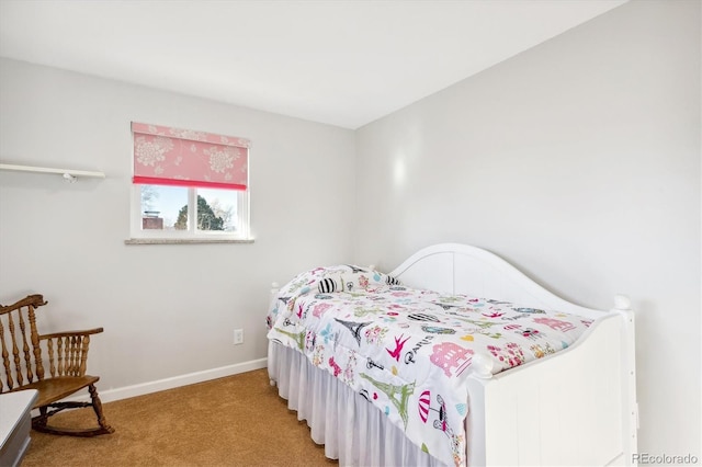 bedroom featuring carpet flooring