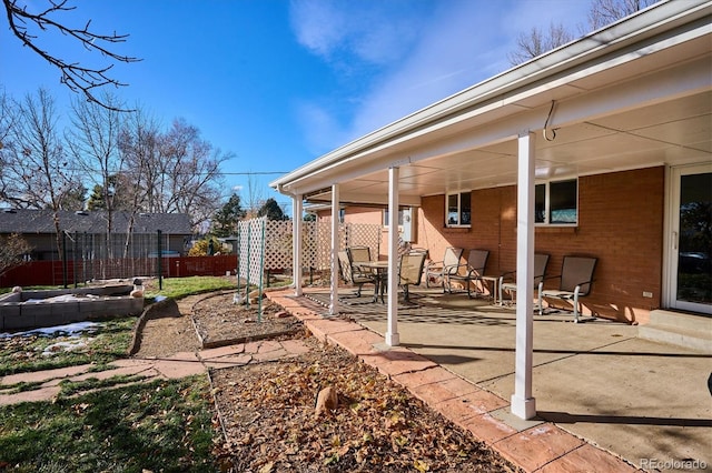 view of patio