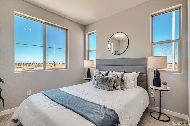 bedroom featuring carpet floors