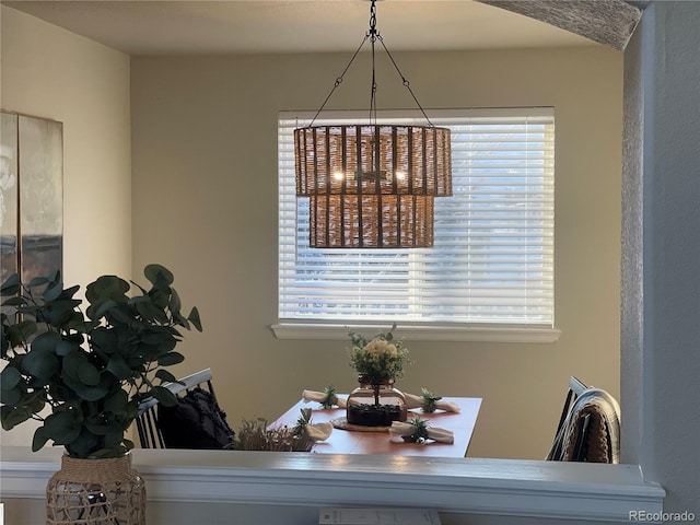 unfurnished dining area with a healthy amount of sunlight