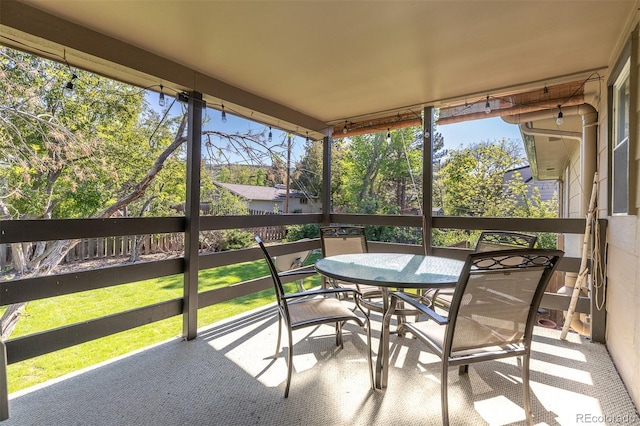15000 W 29th Ave, Golden, CO 80401 - sunroom / solarium with outdoor dining space