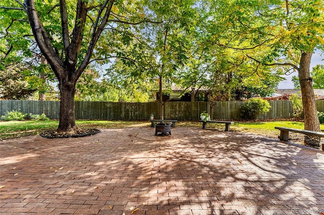 view of patio