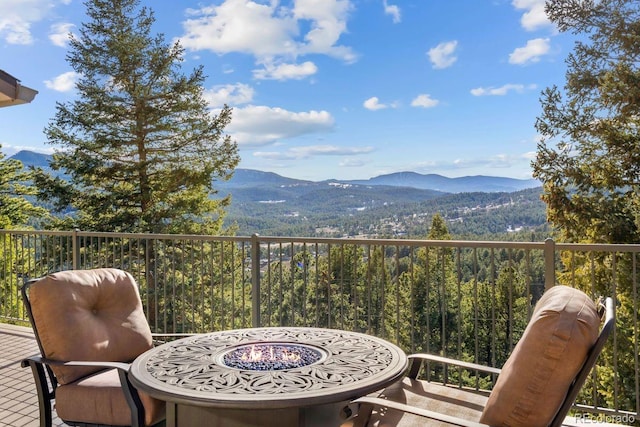 6530 Ridgeview Dr, Morrison, CO 80465 - balcony featuring a mountain view