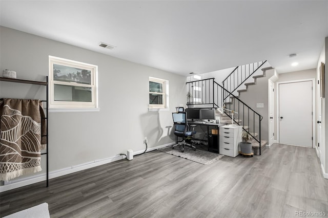 19661 E Girard Ave, Aurora, CO 80013 - office space featuring wood finished floors and baseboards