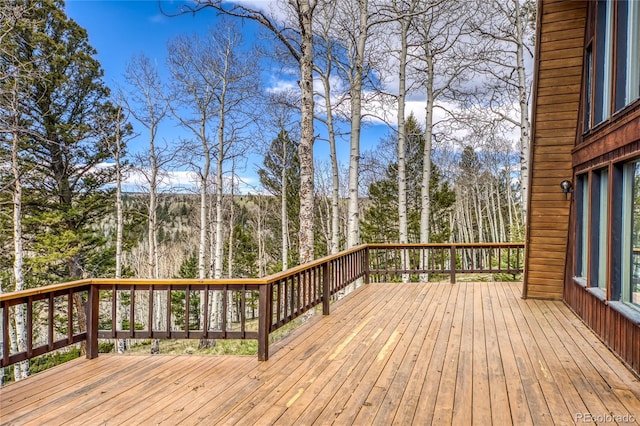 771 Spruce Rd, Cimarron, CO 81220 - view of wooden deck