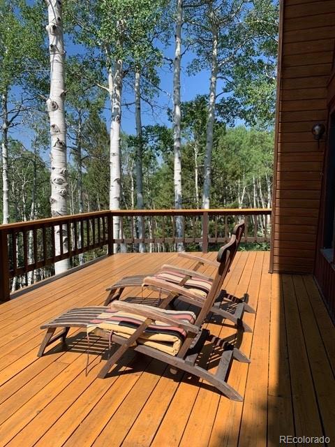 771 Spruce Rd, Cimarron, CO 81220 - deck with view of scattered trees