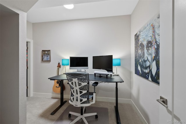 5608 Raintree Dr, Parker, CO 80134 - office featuring carpet flooring and baseboards